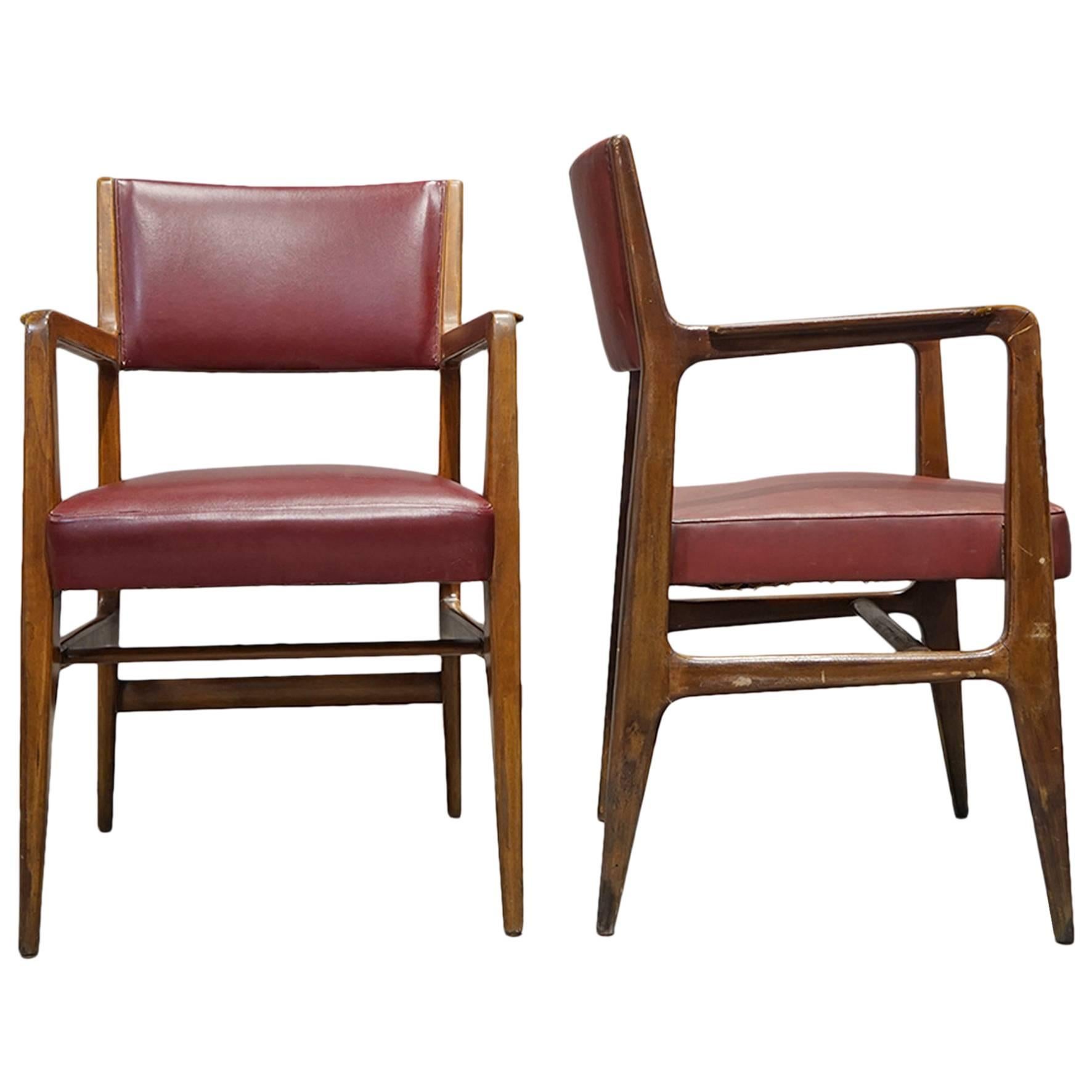 Pair of Armchairs by Gio Ponti, Cassina, 1950