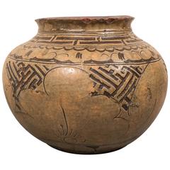 Antique Large Ceramic Food Jar