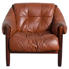 Rosewood Scandinavian Lounge Chair