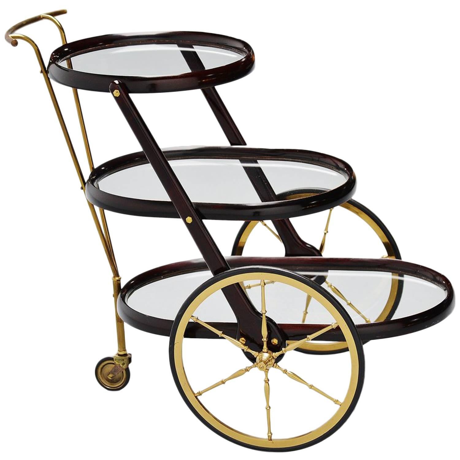 Cesare Lacca bar cart Italy 1950