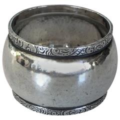 Antique Evald Nielsen Silver Napkin Ring
