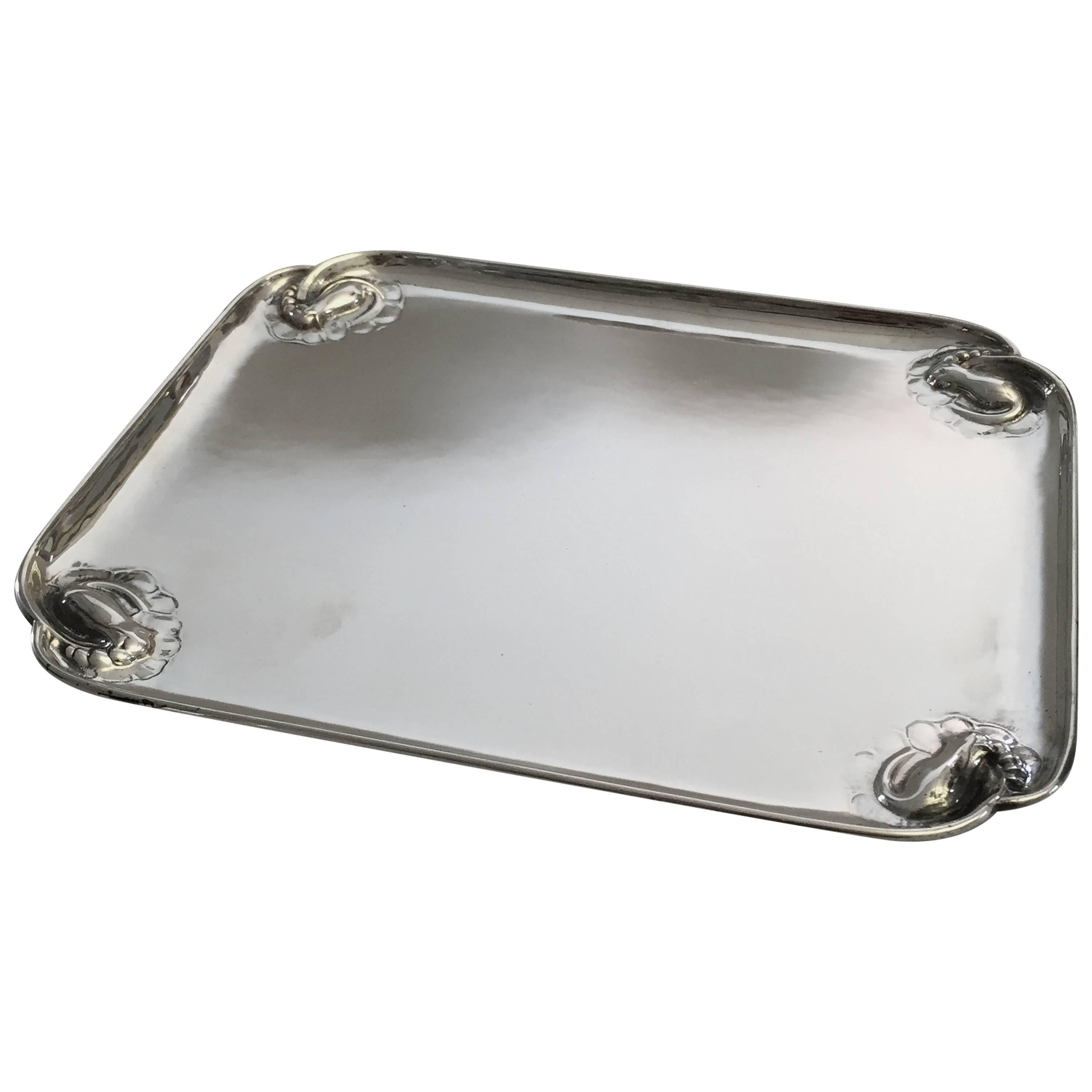 Georg Jensen Sterling Silver Blossom Tray