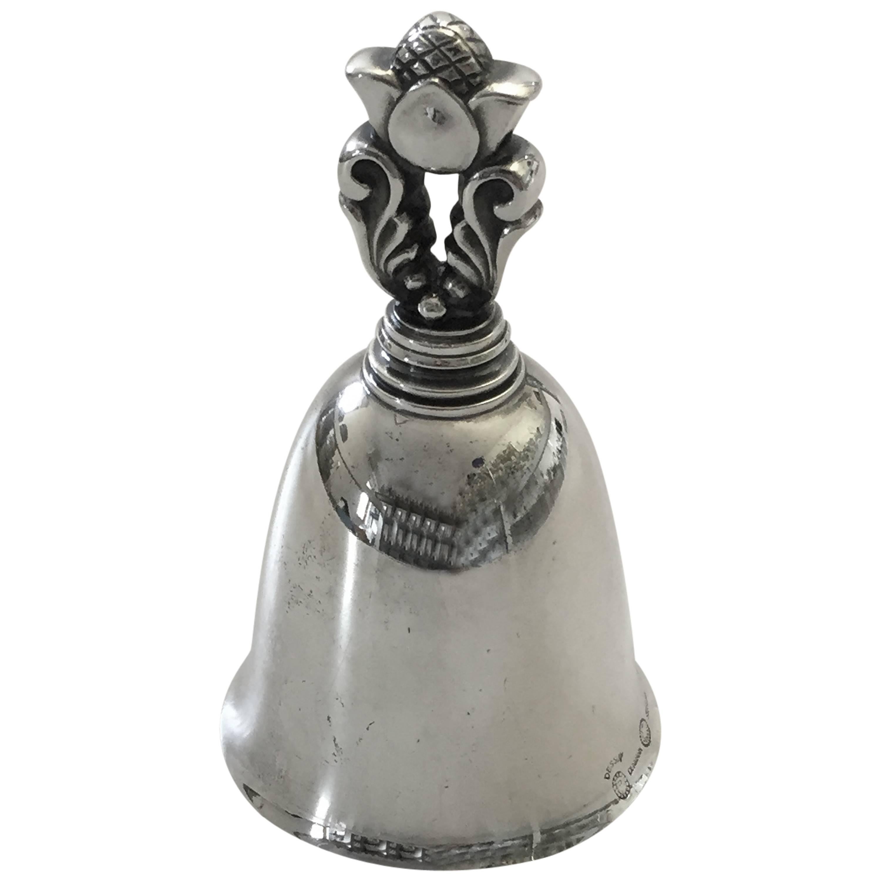 Georg Jensen Sterling Silver Acorn Table Bell