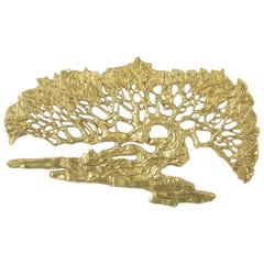 Brass Tree Wall Sculpture of the 1970s