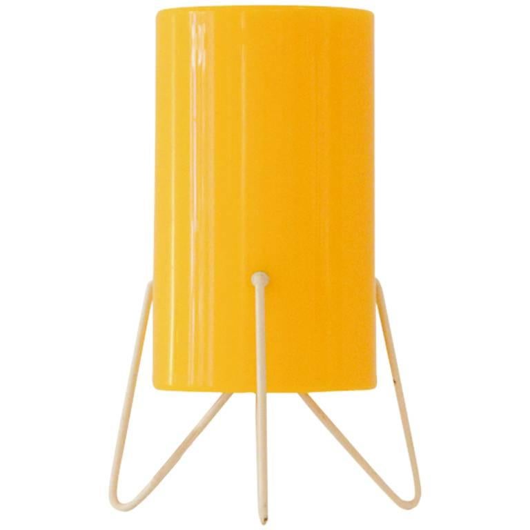 Yellow Perspex Table Lamp by Stilnovo, 1954 For Sale