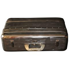 Vintage 1940s Polished Aluminum Suitcase by Halliburton
