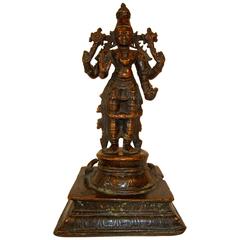 Bronze Figure of Lord Vishnu