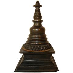 Small Stupa Bronze