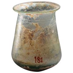 Antique Ancient Roman Glass Beaker 150 AD