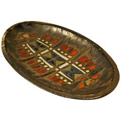 Large Ceramic Centerpiece by Perignem, Belgium 1960 8