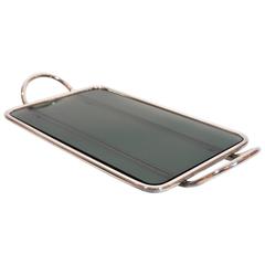 Silver Plated Italian Serving Tray by Lino Sabattini