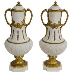 Pair of 19th Century Urns