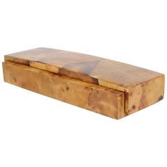 Geometric Lacquered Pen Shell Box with Waterfall Design 8