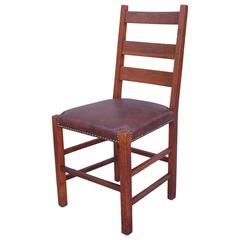 1910 Arts & Crafts Mission Ladder Back Chair