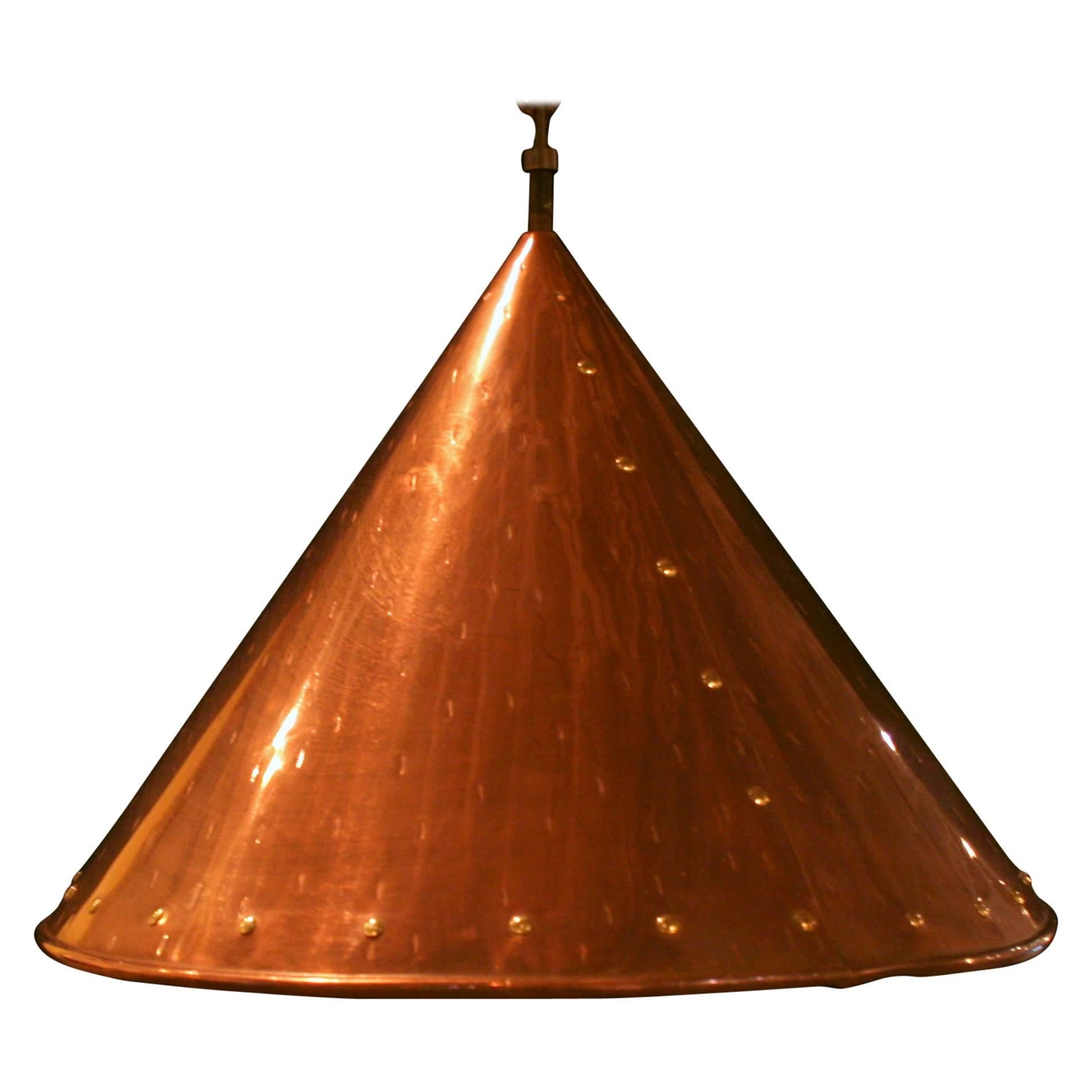 Vintage Copper Ceiling Light