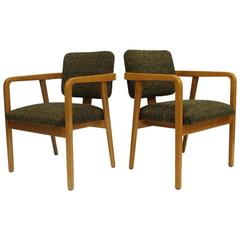 Rare Pair of Model 4663 Armchairs Designed by George Nelson for Herman Miller