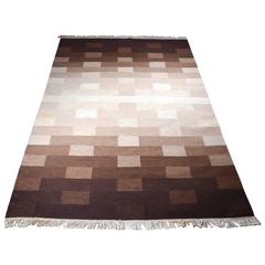 Swedish Flat-Weave Rug/Rölakan, 1970s-1980s 6