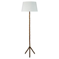 Bamboo Floor Lamp by Jacques Adnet