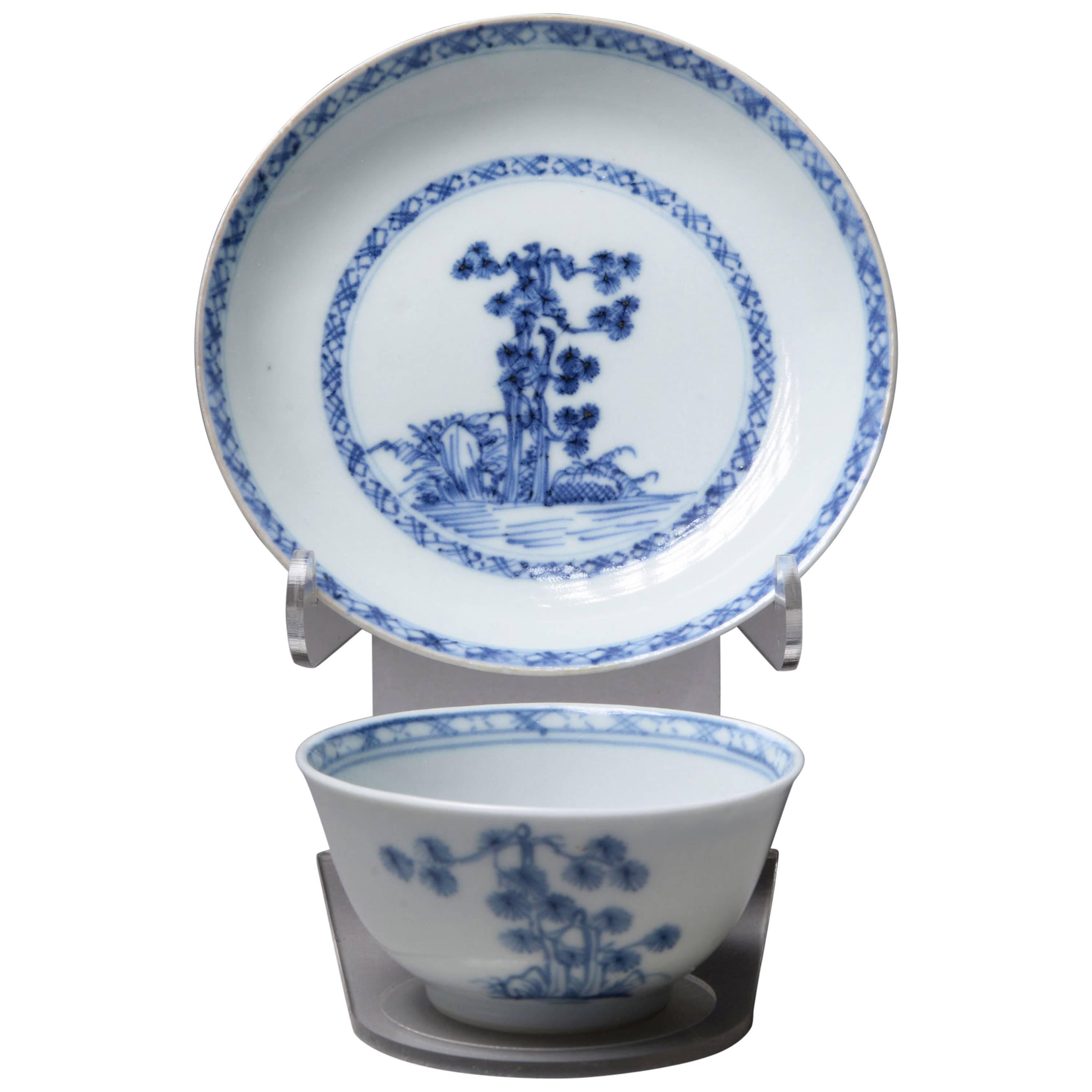 Shipwreck Salvaged Porcelain Tea Set from the Nanking Cargo 