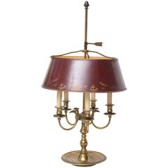 Antique Tole Bouillotte Lamp