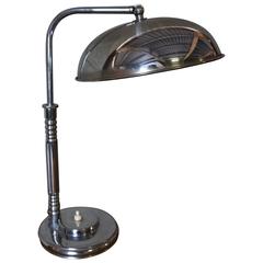 Chrome Art Deco Desk Lamp, 1930s
