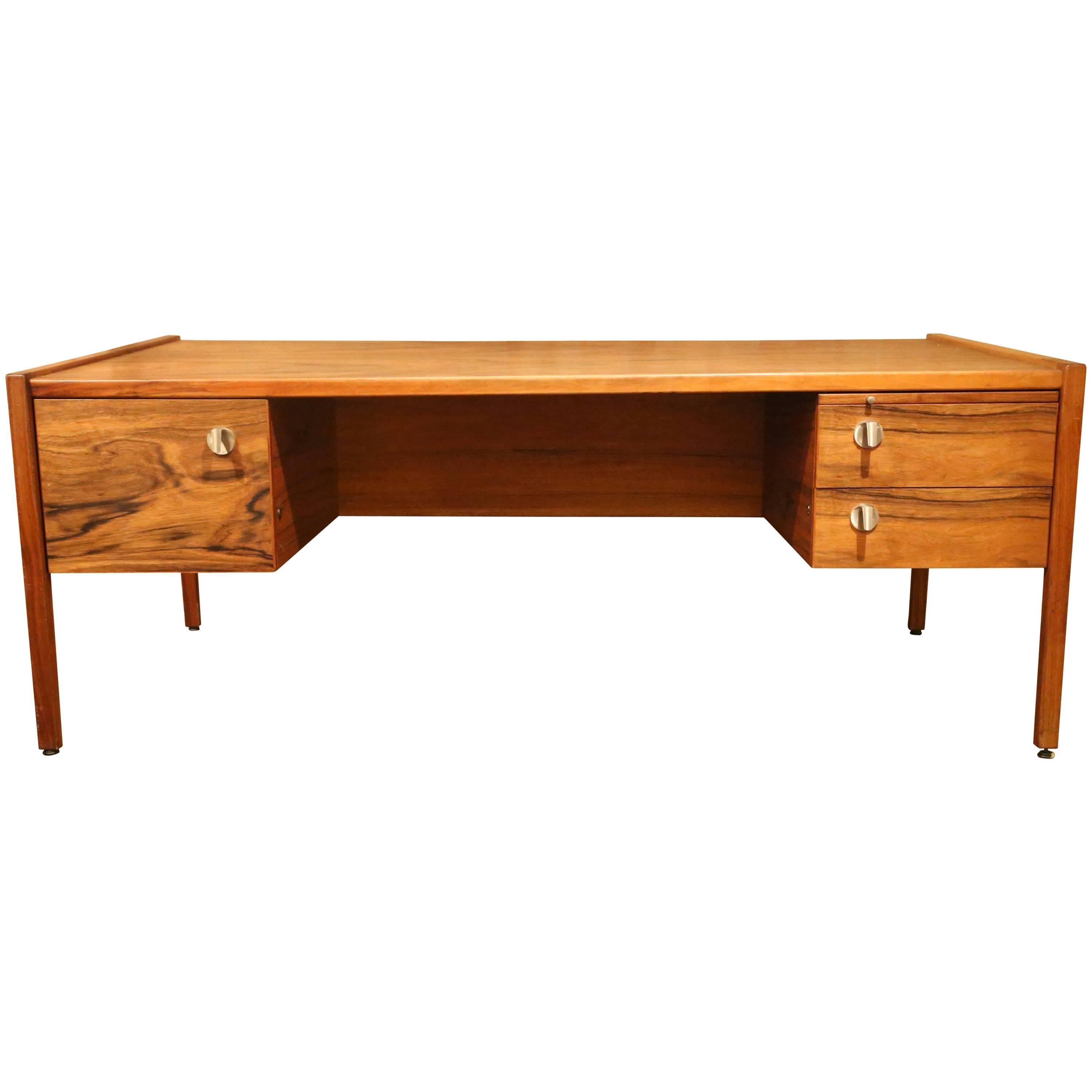 Jens Risom Executive Rosewood Desk