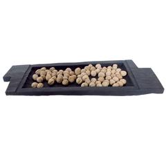 Carved Russian Oak Serving Tray by SOHA CONCEPT 