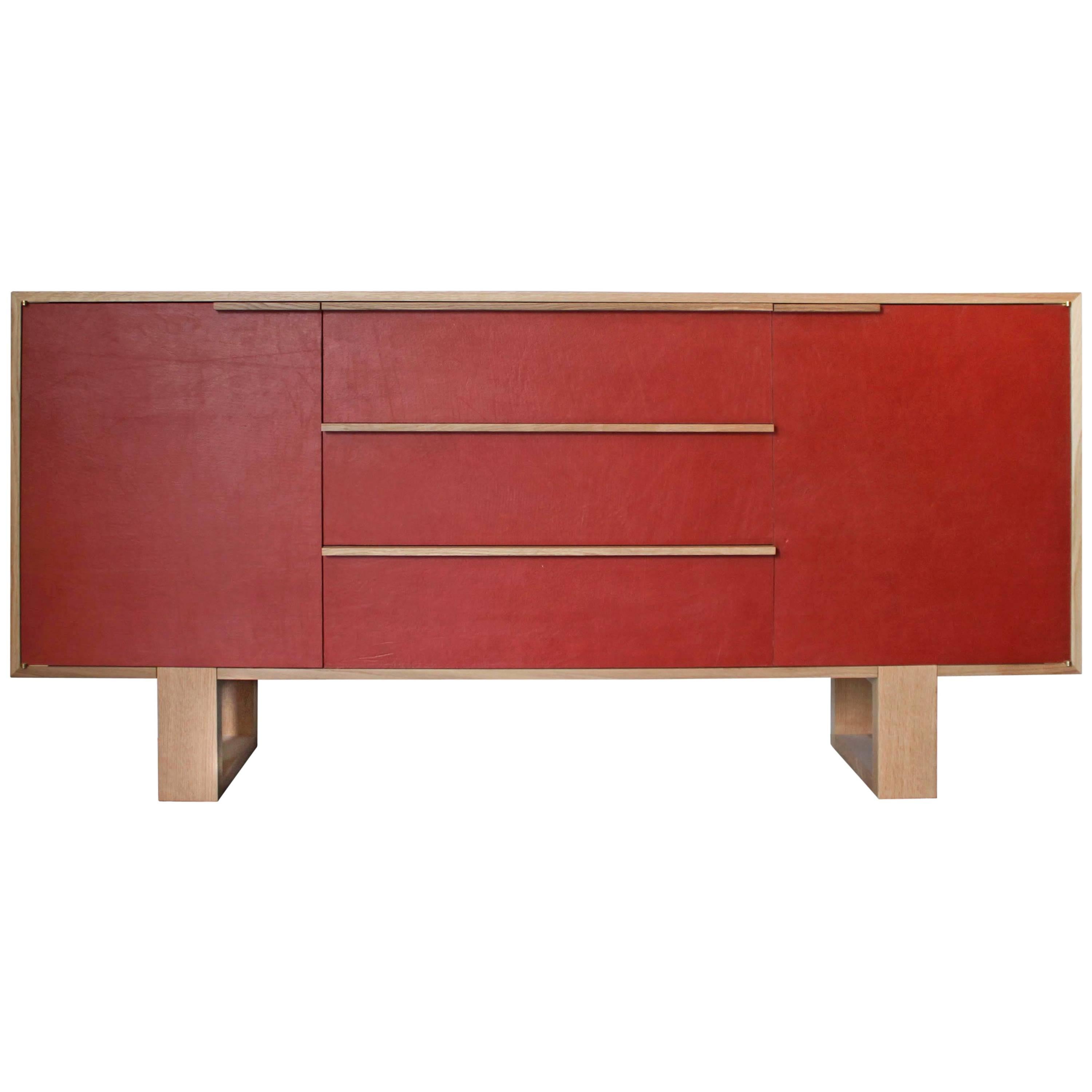 Leather Credenza by Kate Duncan