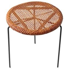 Luther Conover Cane and Iron Stool