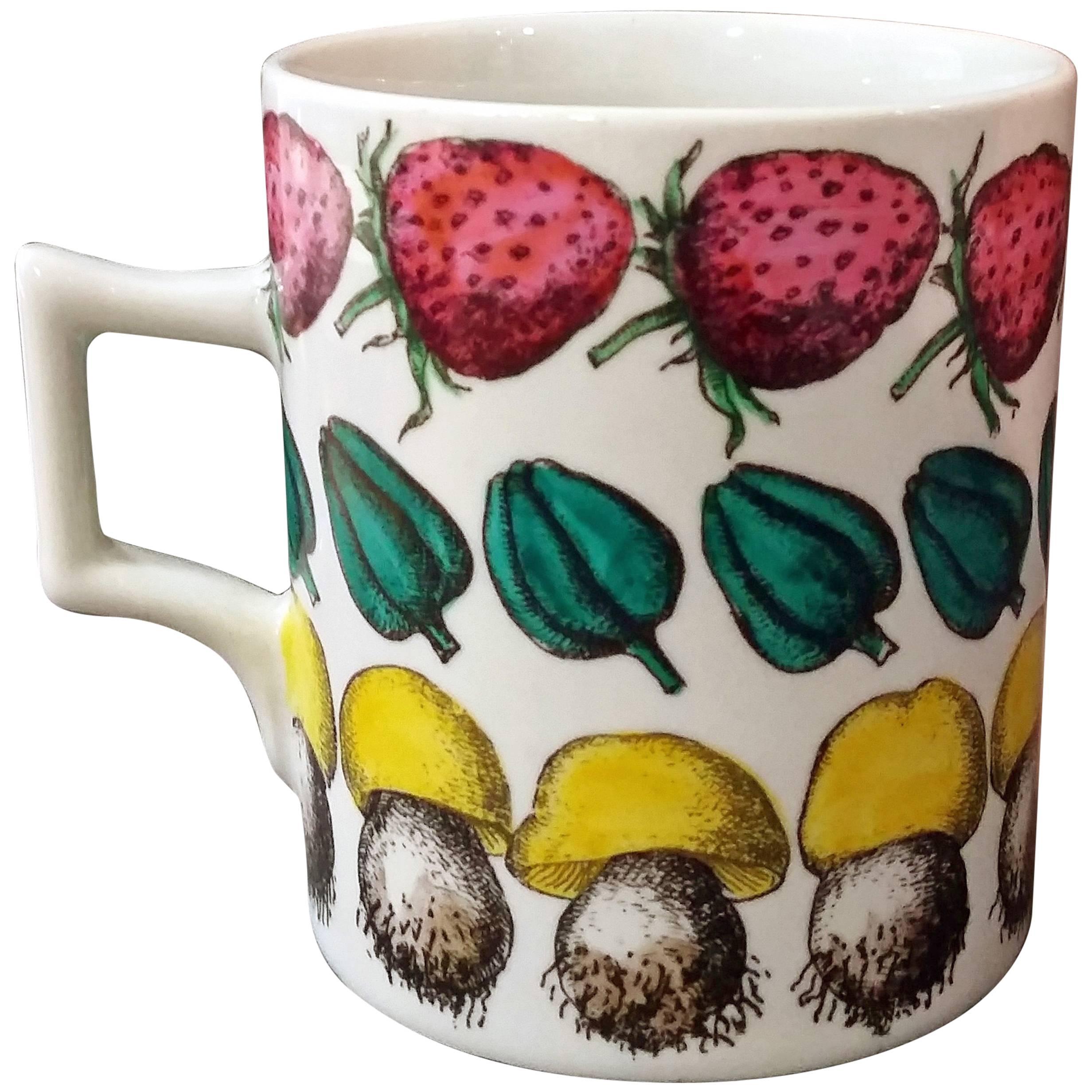 Piero Fornasetti Giostra di Frutta Mug