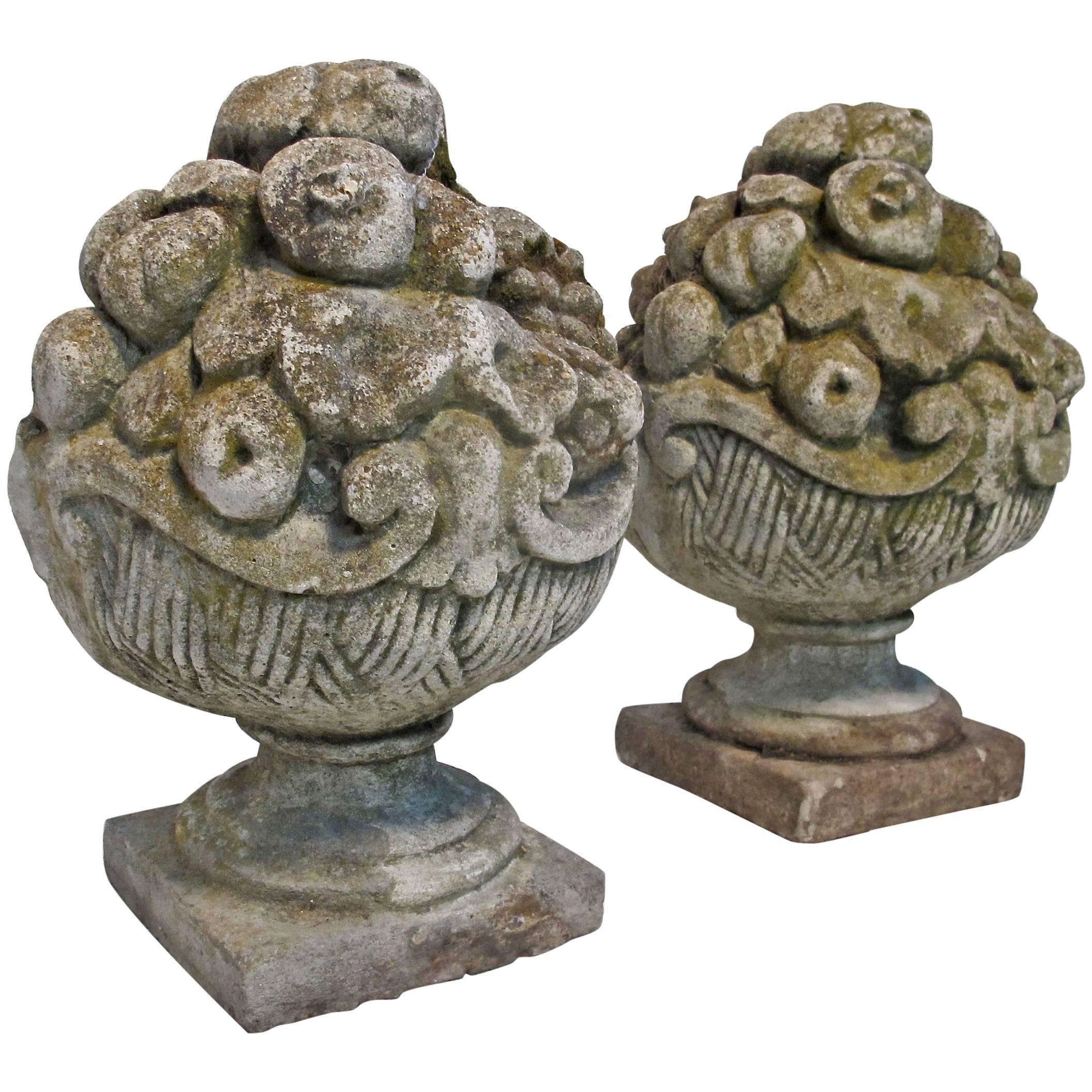 Pair of Cadogan Stone Fruit Baskets, English