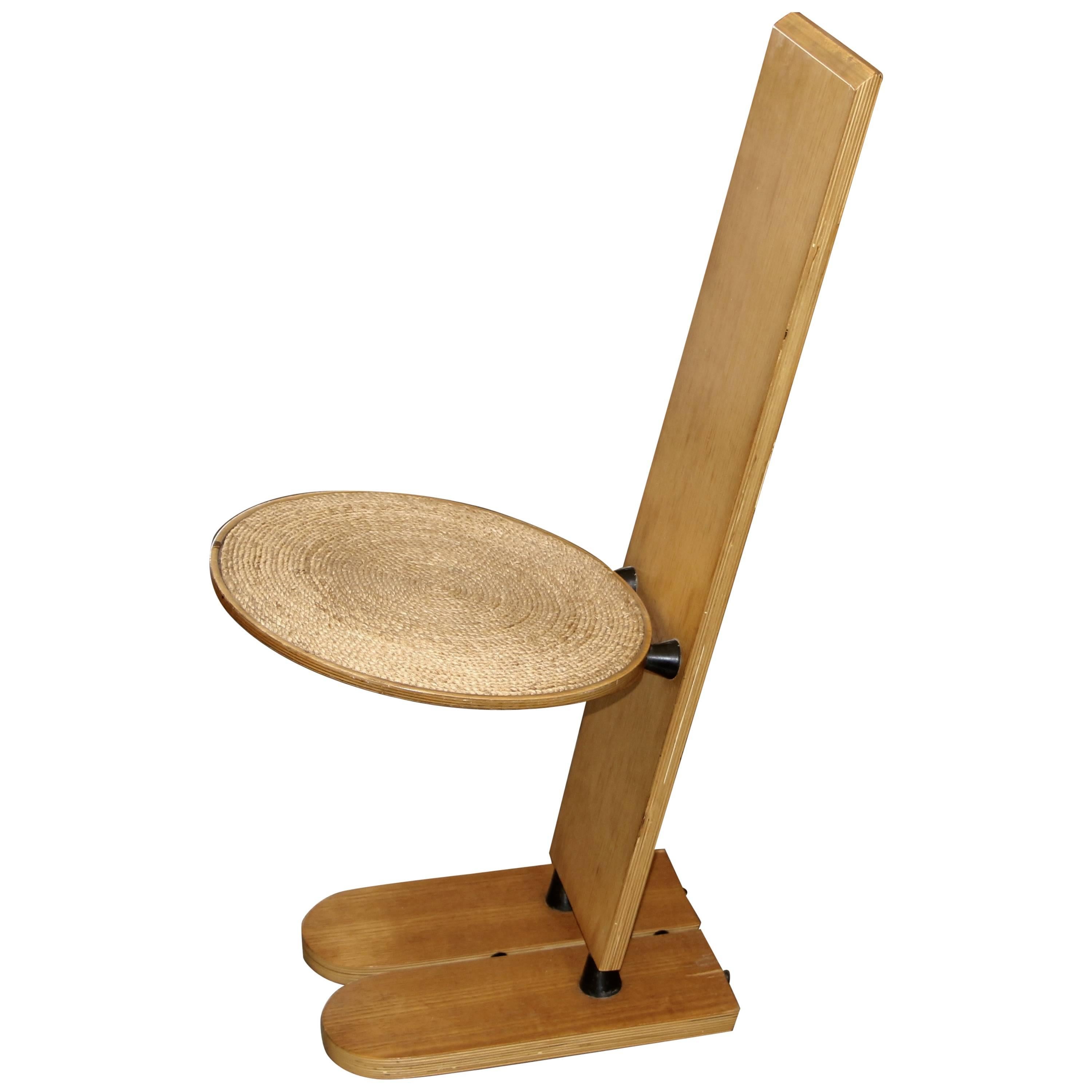 Gigi Sabadin Pala Chair Executed by Emme of Italy, circa 1973