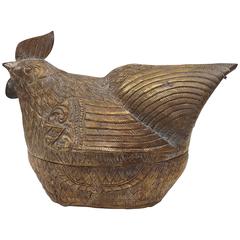 Cambodian Box in the Form of a Chicken