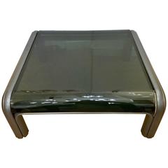 Aulenti Knoll Glass Coffee Table