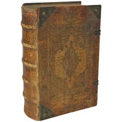 Large 1755 German Leather Bible