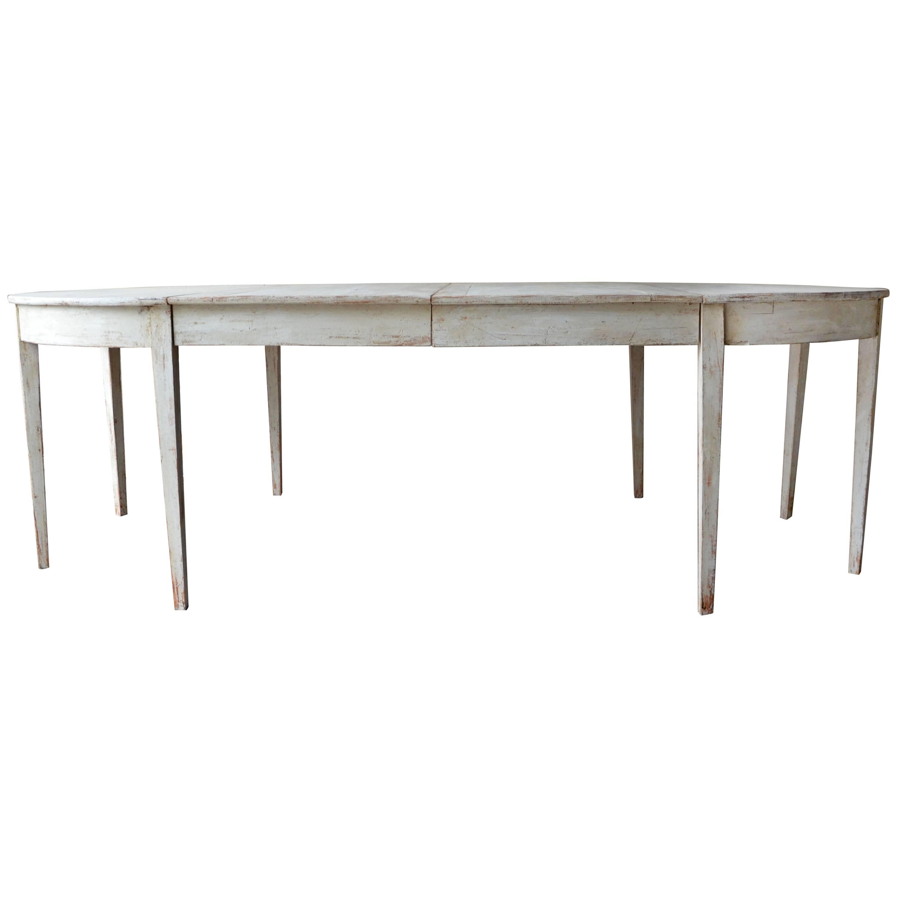 Swedish Gustavian Extending Table