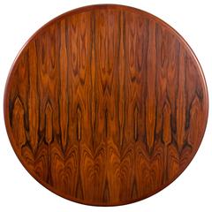 Danish Modern Rosewood Dining Table with Leaves by Gudme Mobelfabrik