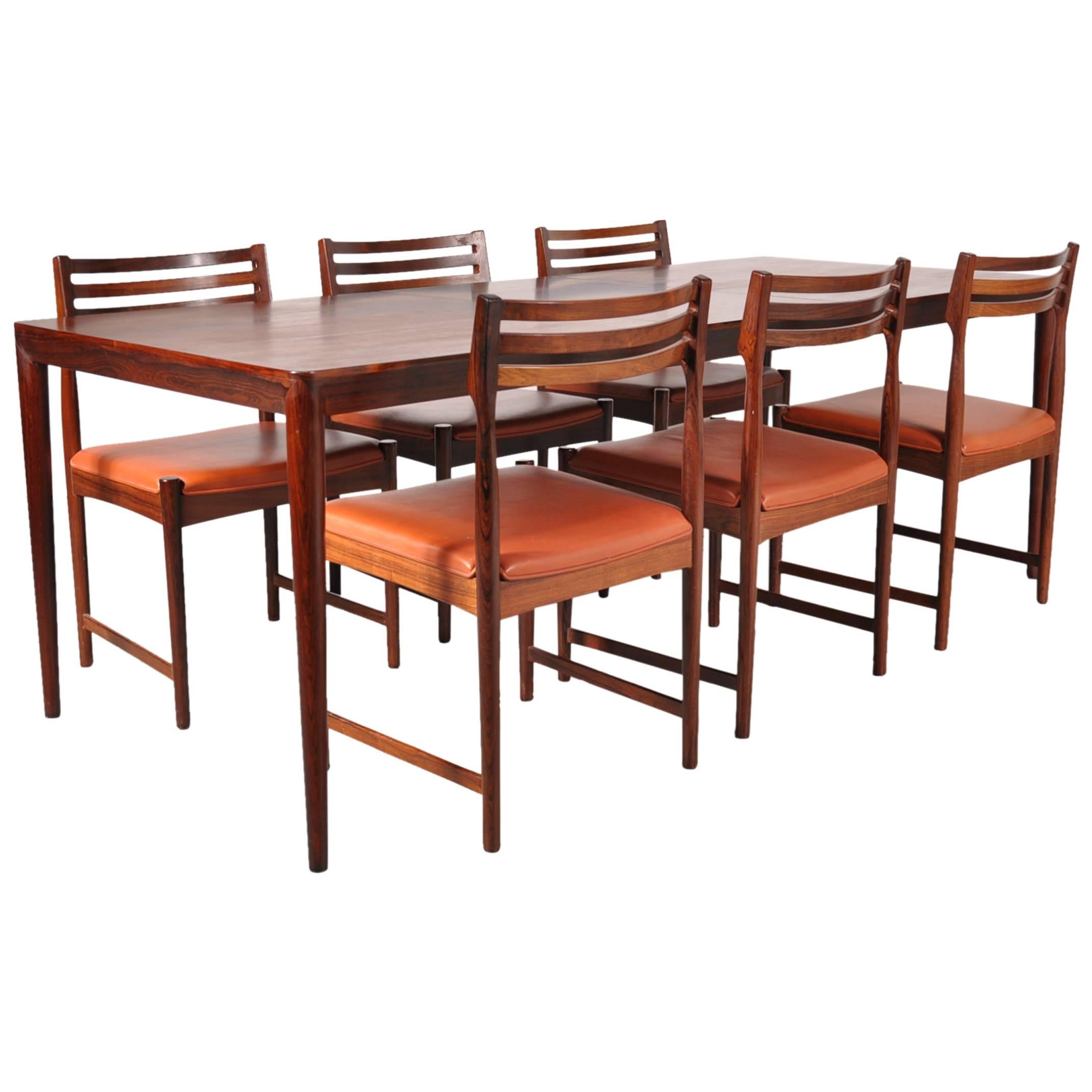 Dining Set by Severin Hansen for Haslev Mobelsnedkeri, circa 1960