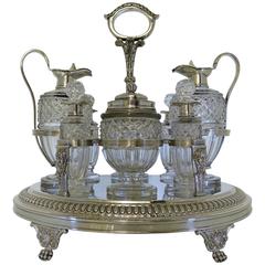 Sterling Silver George III 19th Century Cruet, London, 1808, Burwash & Sibley 9