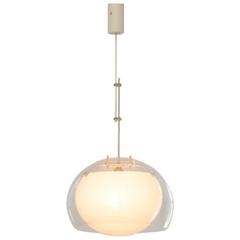Tito Agnoli Double Perspex Pendant for O-Luce