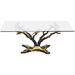 Willy Daro Organic Bronze Cocktail Coffee Table