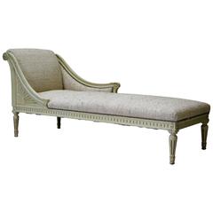 Louis XVI Style Chaise Longue, France, circa 1920s 3