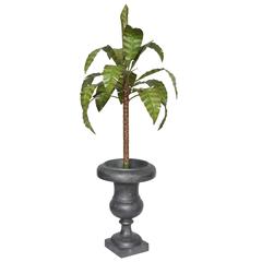 Vintage Whimsical Tole Palm Tree