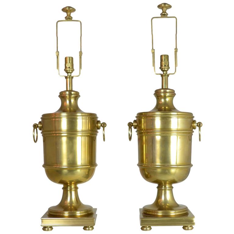 Ralph Lauren Brass Urn Lamps at 1stDibs