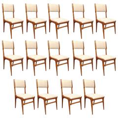 Set of 14 Chairs by Carlo de Carli