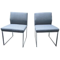 Pair of Brueton Pull-Up Zag Chairs 1