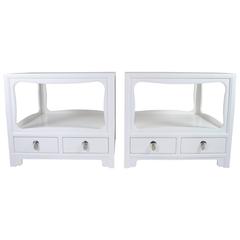 Michael Taylor for Baker Pair of End Tables, circa 1950s 7