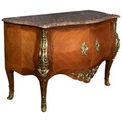 Late 18th century French gilt-bronze-mounted kingwood commode 7