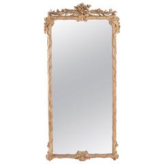 French Gilt 93" Mirror with Original Glass