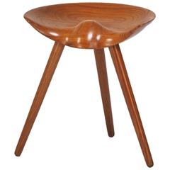 Stool Designed by Mogens Lassen for K. Thomsen, Denmark, 1950s 5